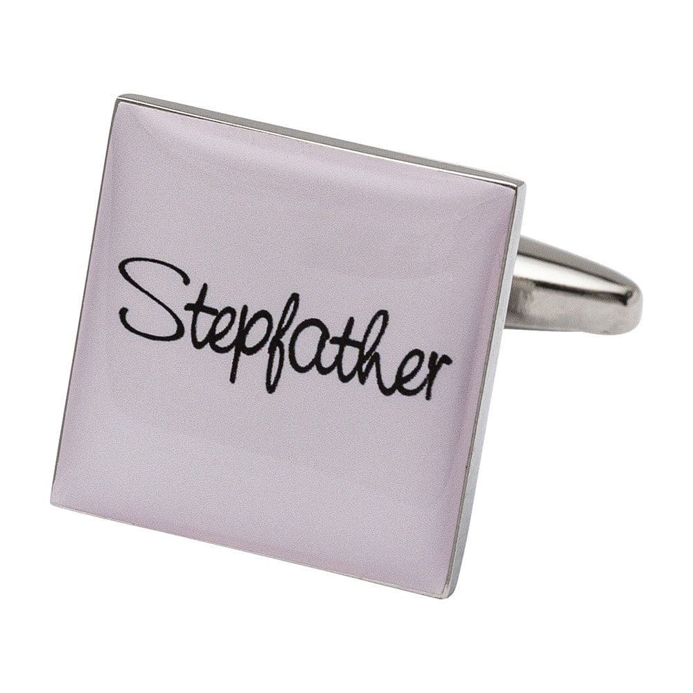 Cufflink Man Cufflinks Square Pale Pink - Stepfather Cufflinks