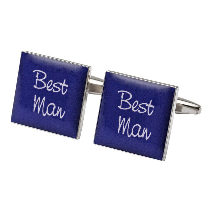 Cufflink Man Cufflinks Square Purple - Best Man Cufflinks