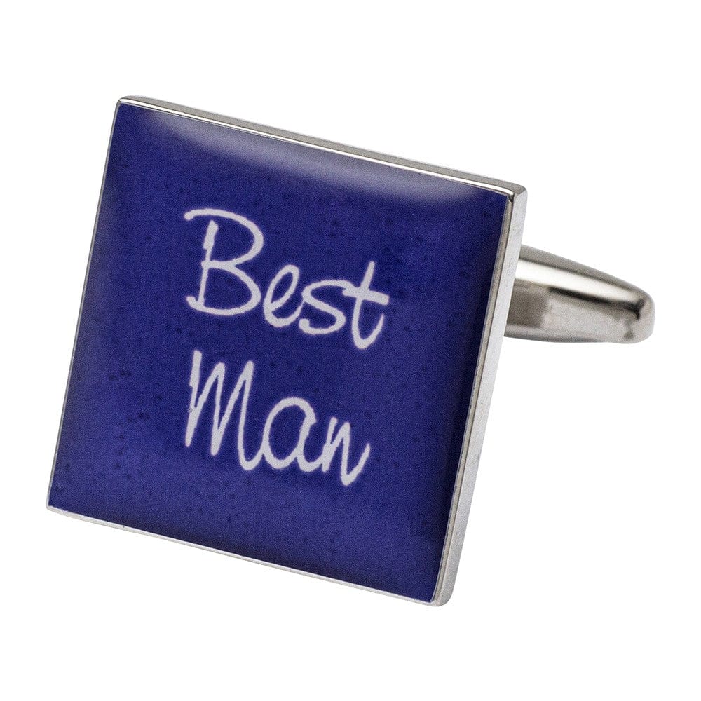 Cufflink Man Cufflinks Square Purple - Best Man Cufflinks