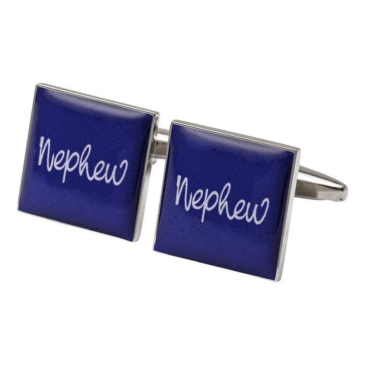 Cufflink Man Cufflinks Square Purple - Nephew Cufflinks