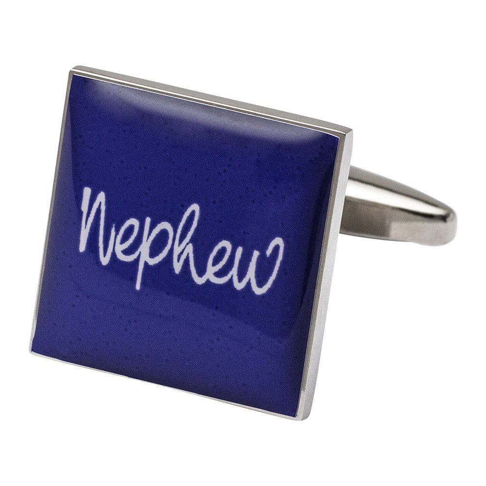 Cufflink Man Cufflinks Square Purple - Nephew Cufflinks