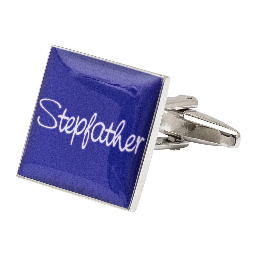 Cufflink Man Cufflinks Square Purple - Stepfather Cufflinks