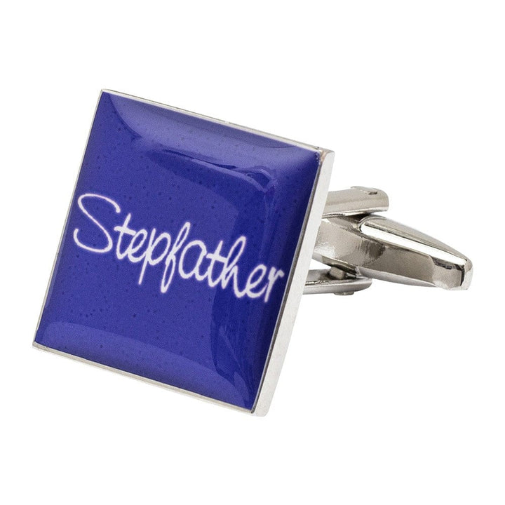 Cufflink Man Cufflinks Square Purple - Stepfather Cufflinks