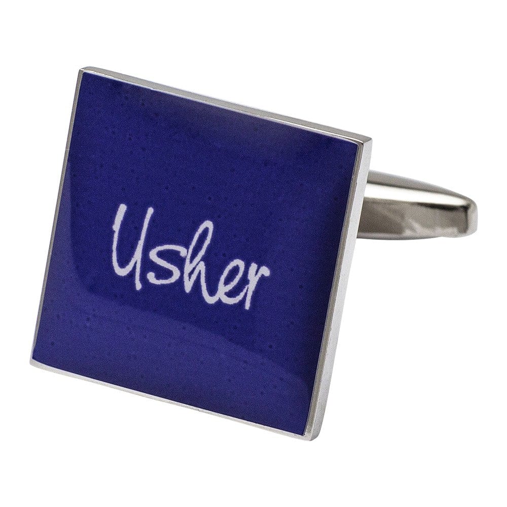 Cufflink Man Cufflinks Square Purple - Usher Cufflinks