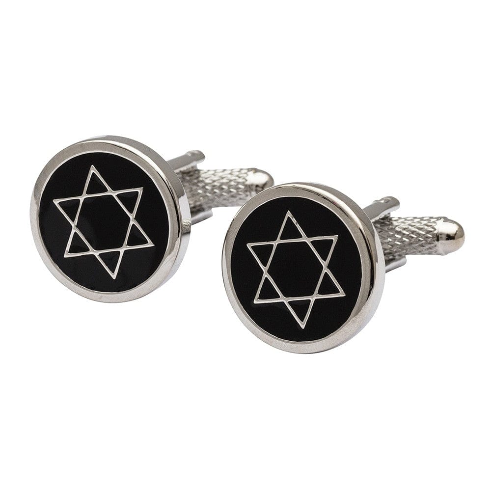 Cufflink Man Cufflinks Star of David Cufflinks