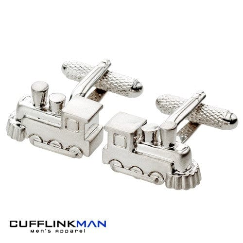 Cufflink Man Cufflinks Steam Train Cufflinks - Train Cufflinks