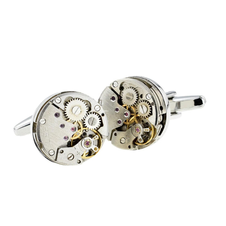 Cufflink Man Cufflinks Steampunk Cufflinks - Watch Movement Cufflinks