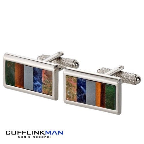 Cufflink Man Cufflinks Study in Stone Cufflinks