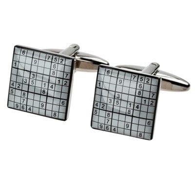 Cufflink Man Cufflinks Sudoku Cufflinks