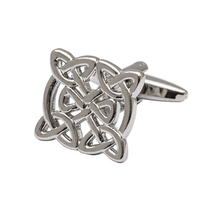 Cufflink Man Cufflinks The Galway - Rhodium Celtic Cufflinks