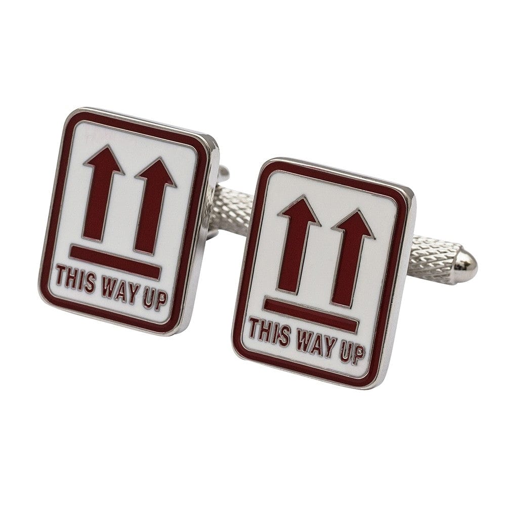 Cufflink Man Cufflinks This Way Up Cufflinks