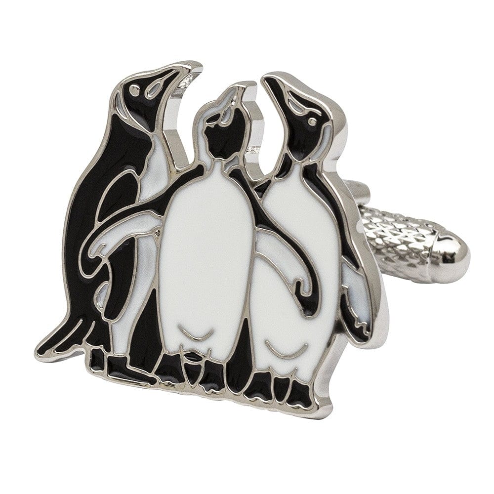 Cufflink Man Cufflinks Three Penguins Cufflinks