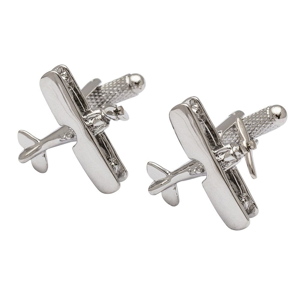 Cufflink Man Cufflinks Tiger Moth Aeroplane Cufflinks