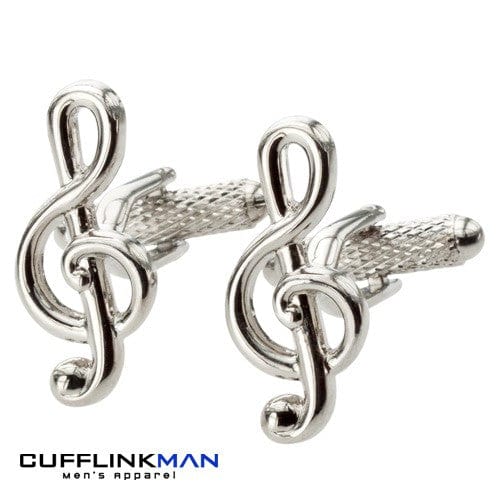 Cufflink Man Cufflinks Treble Clef Cufflinks