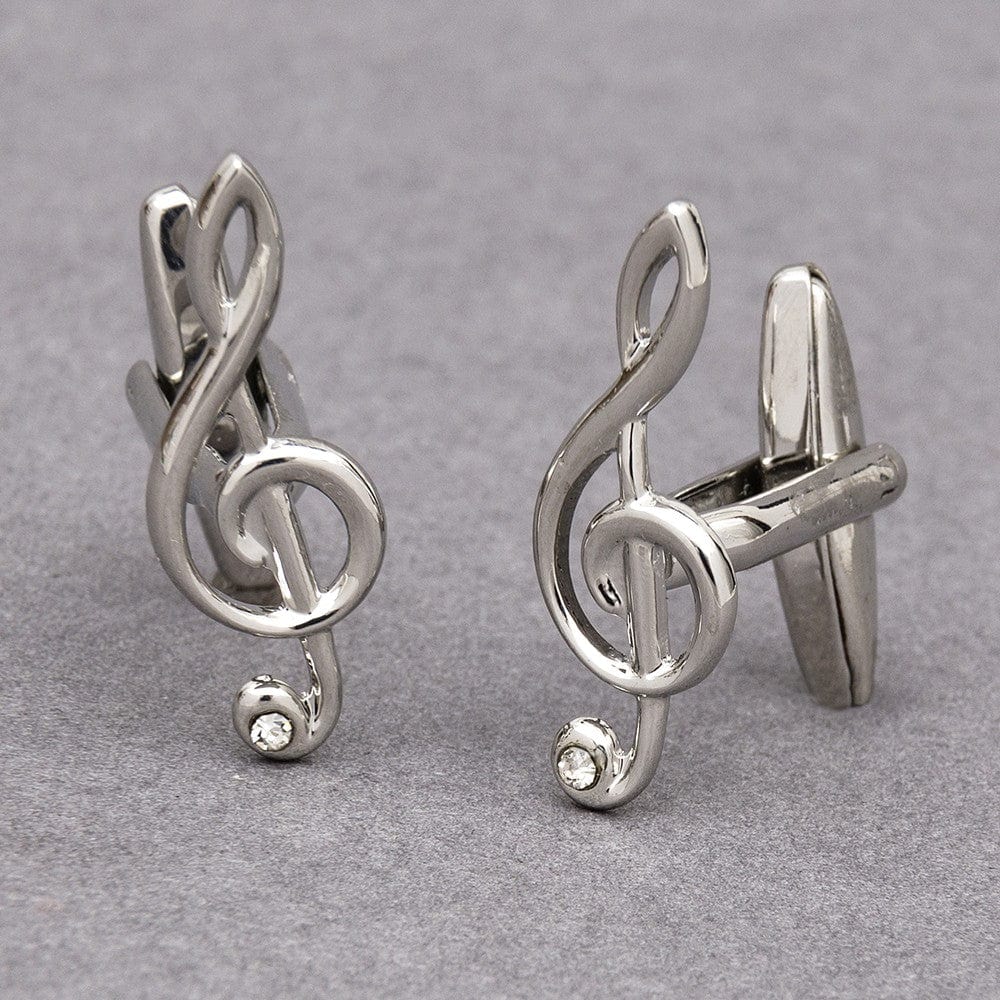 Cufflink Man Cufflinks Treble Clef Cufflinks