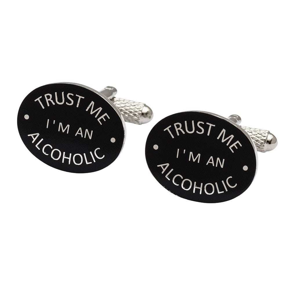 Cufflink Man Cufflinks Trust me I'm A Alcoholic Cufflinks