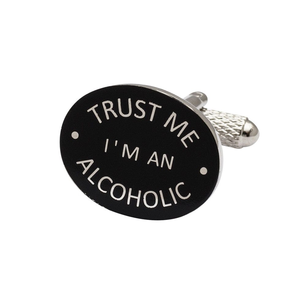 Cufflink Man Cufflinks Trust me I'm A Alcoholic Cufflinks