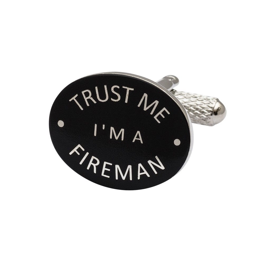 Cufflink Man Cufflinks Trust me I'm A Fireman Cufflinks