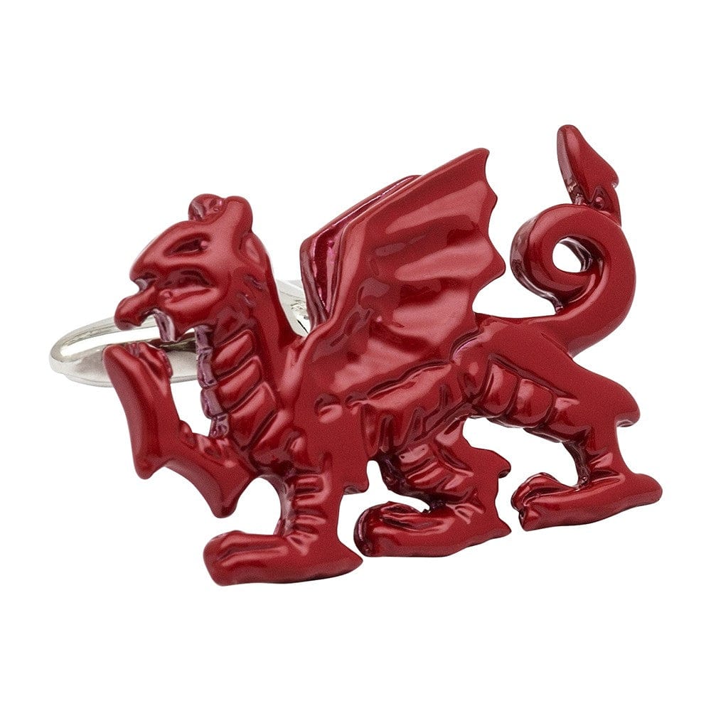 Cufflink Man Cufflinks Welsh Dragon Cufflinks - Red Dragon Cufflinks -