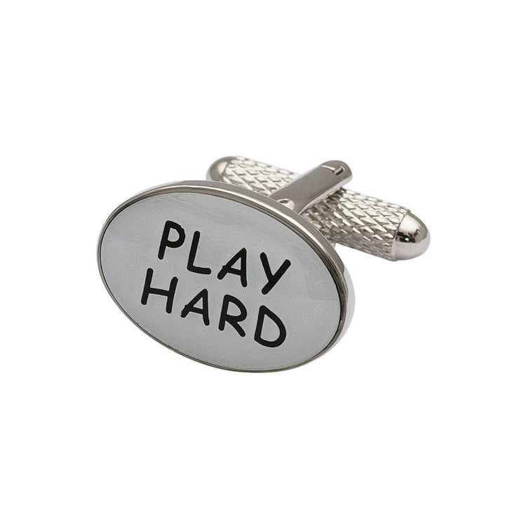 Cufflink Man Cufflinks Work Hard - Play Hard Cufflinks