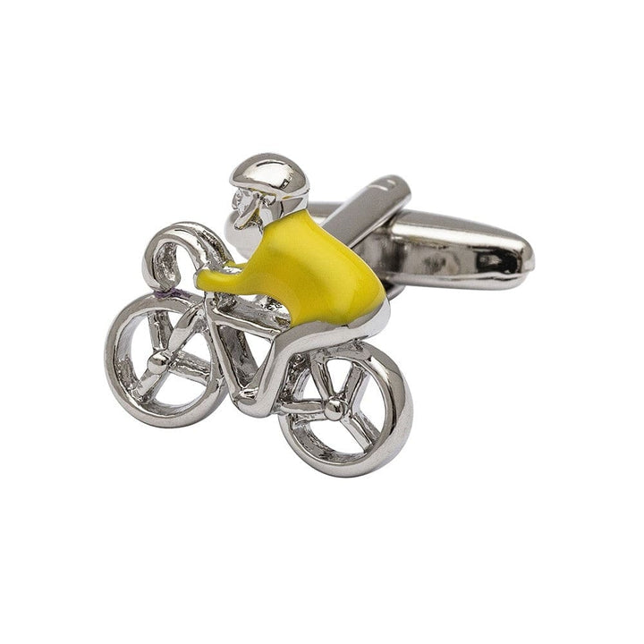 Cufflink Man Cufflinks Yellow Jersey Cycling Cufflinks