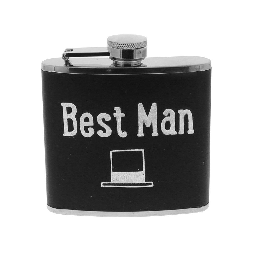 Cufflink Man Hip Flasks Best Man Hip Flask