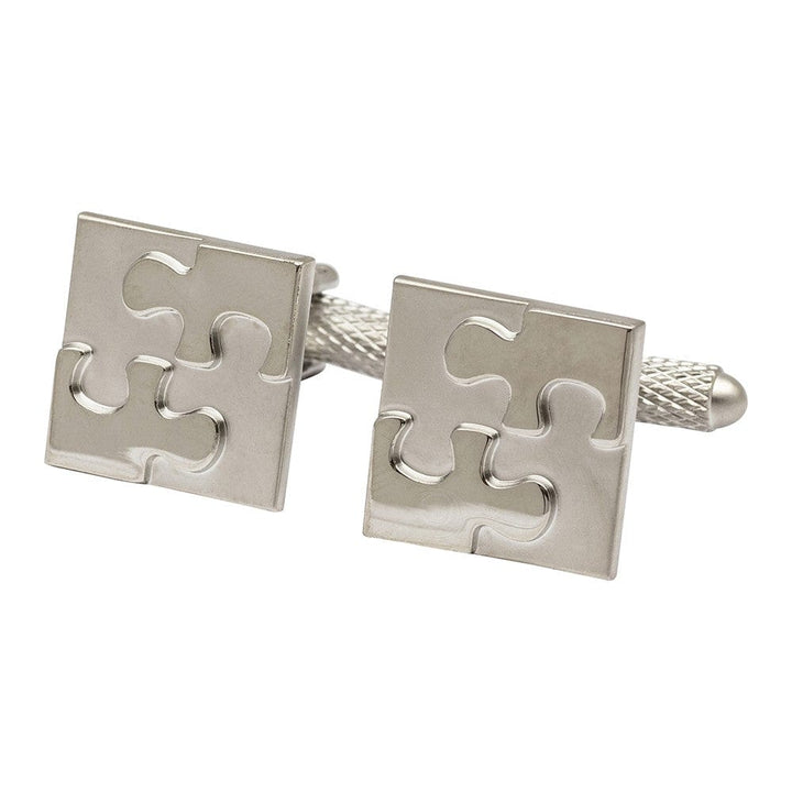 cufflink man Jigsaw Puzzle Cufflinks