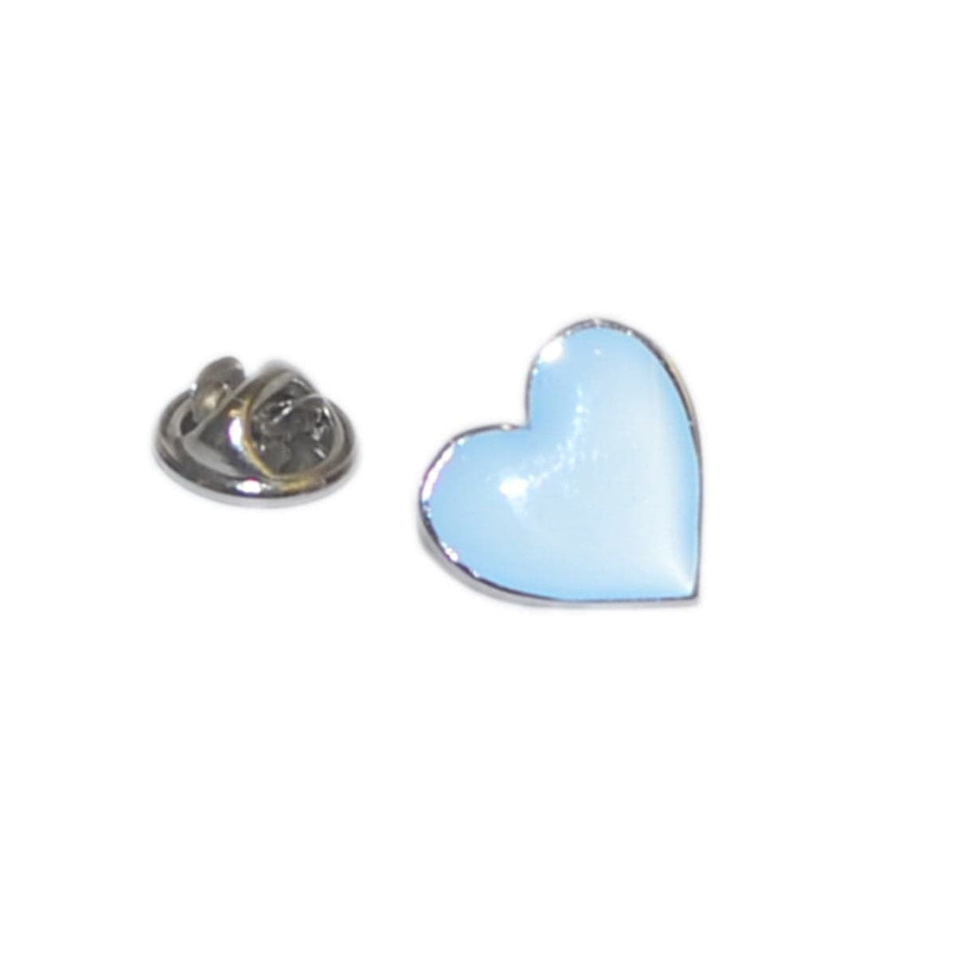 Cufflink Man Lapel Pins Blue Heart Lapel Pin