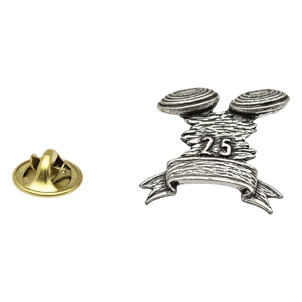 Cufflink Man Lapel Pins Clay Pigeon Shooting  Pewter Lapel Pin Badge