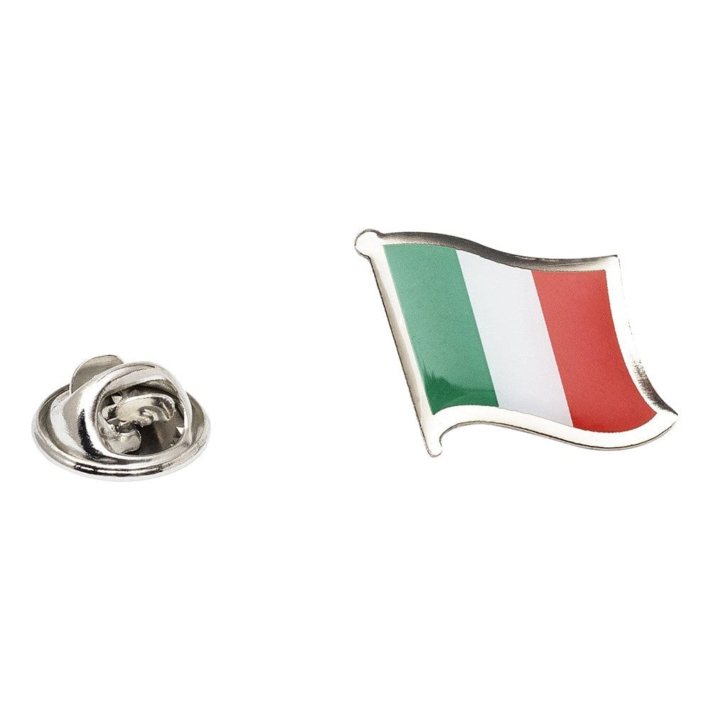 Cufflink Man Lapel Pins Flag of Italy Lapel Pin - Wavy Flag