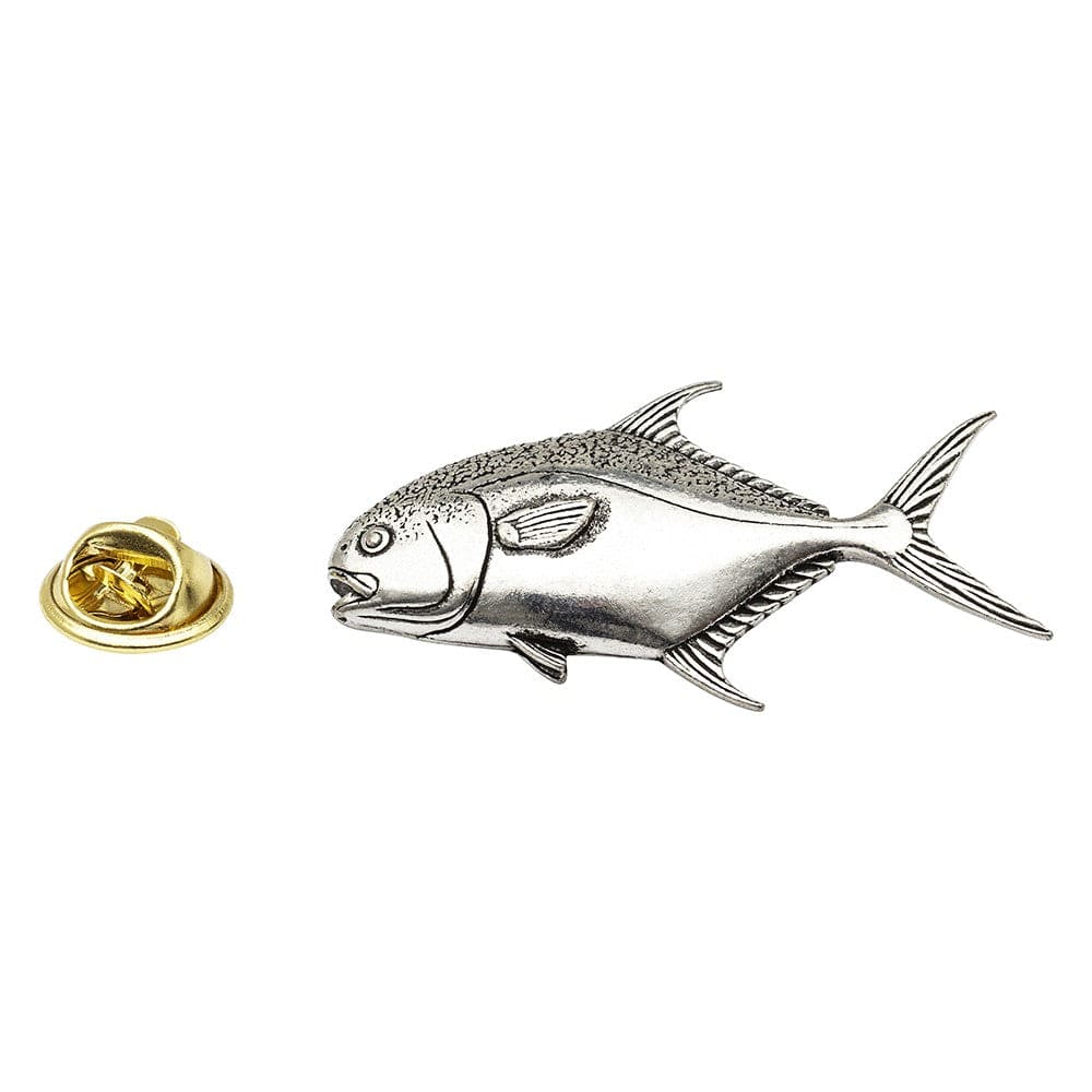 Cufflink Man Lapel Pins Permit Fish - Fishing - Pewter Lapel Pin Badge