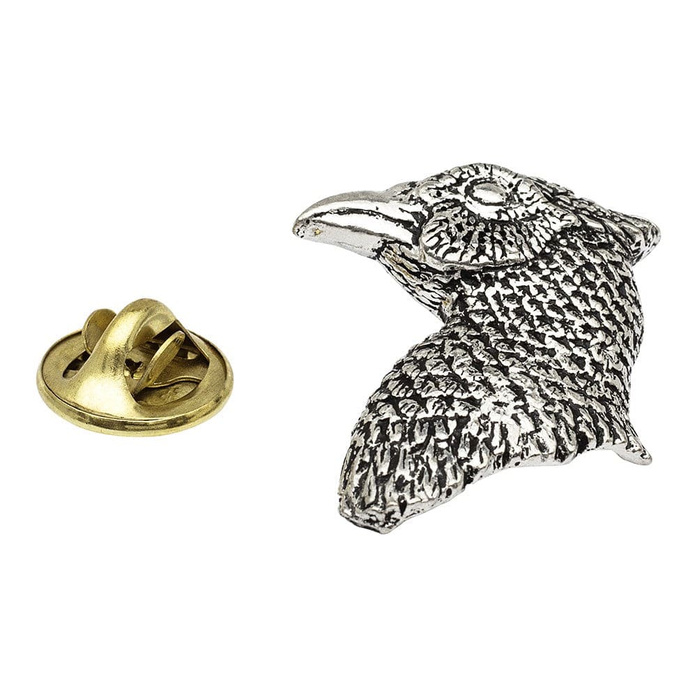 Cufflink Man Lapel Pins Pheasant Head Pewter Lapel Pin Badge