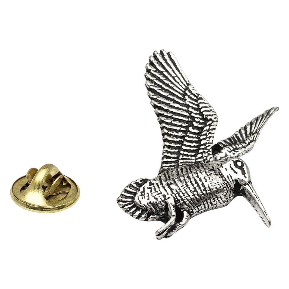 Cufflink Man Lapel Pins Rising Woodcock Pewter Lapel Pin Badge