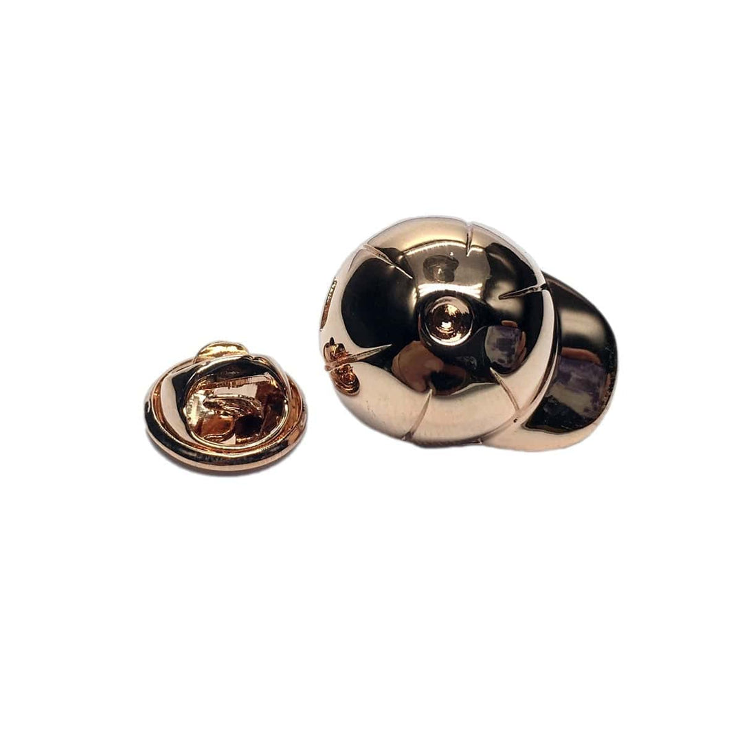 Cufflink Man Lapel Pins Rose Gold Jockeys Helmet Lapel Pin