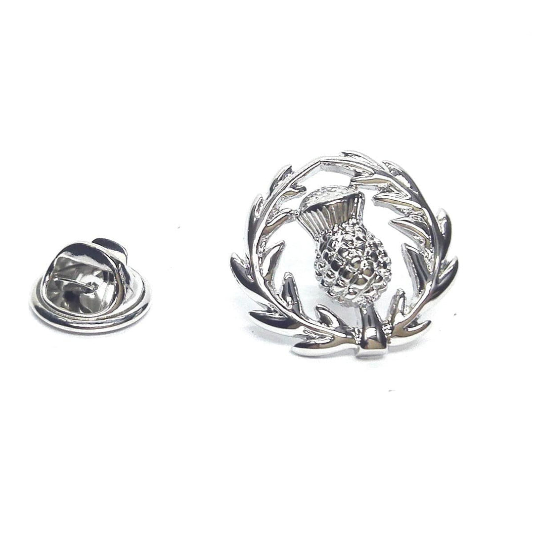 Cufflink Man Lapel Pins Scottish Thistle Crest Lapel Pin