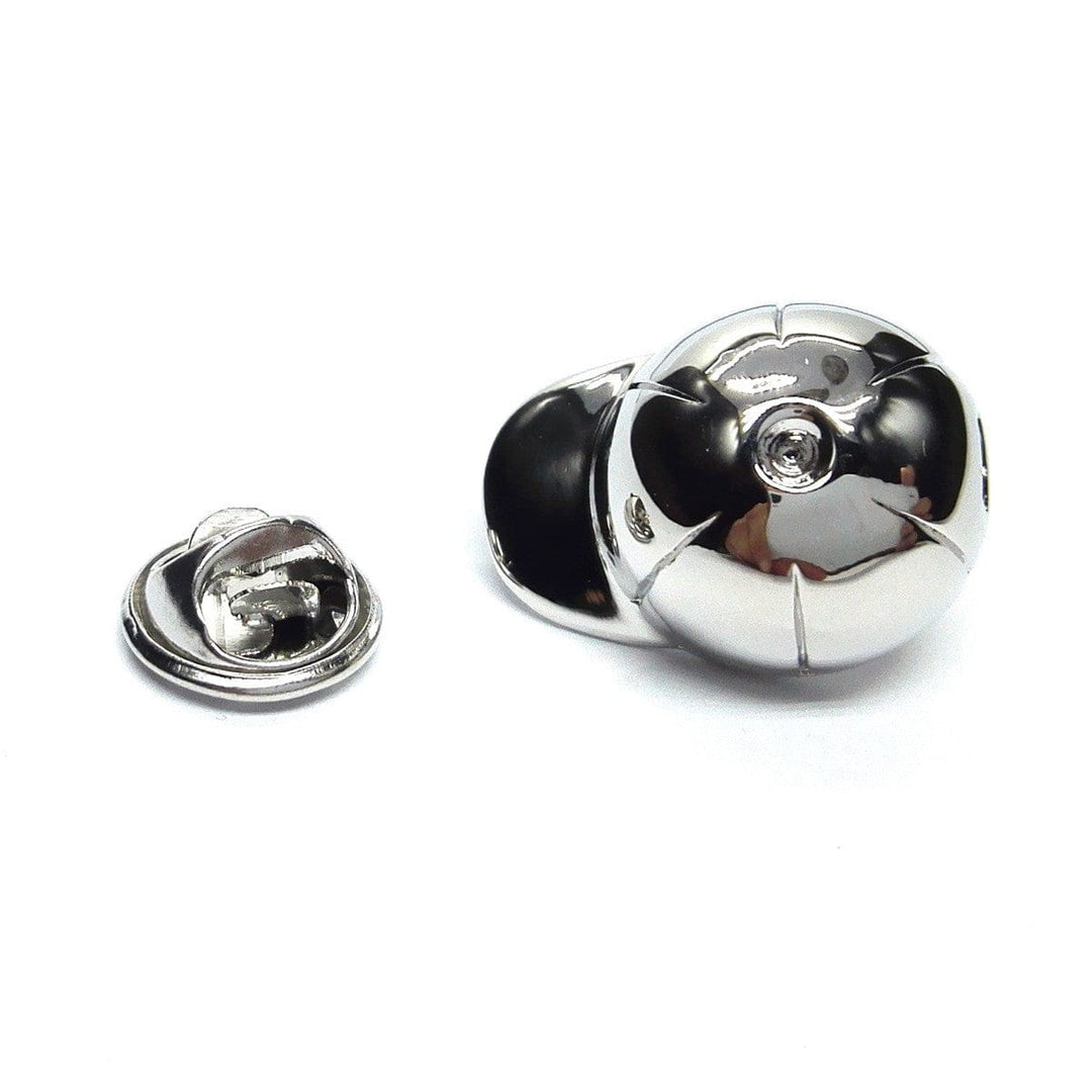 Cufflink Man Lapel Pins Silver  Jockeys Helmet Lapel Pin