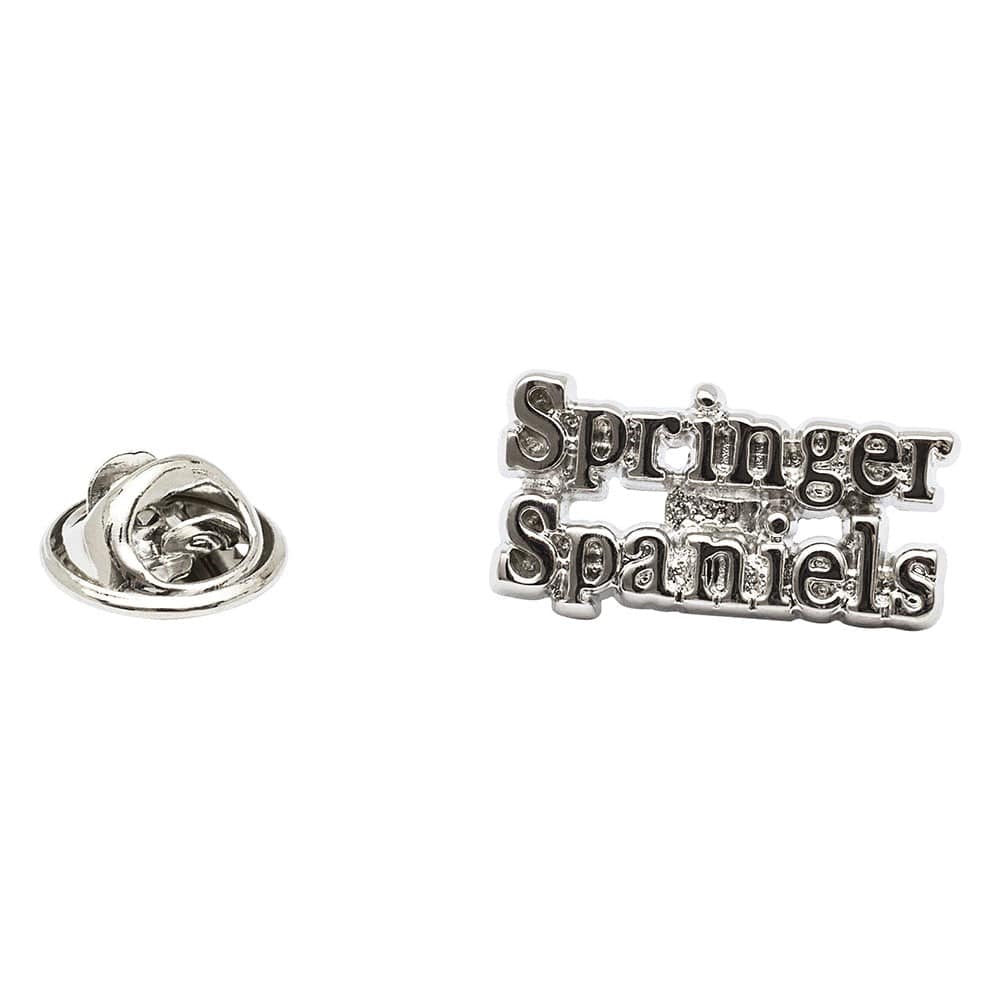 Cufflink Man Lapel Pins Springer Spaniel Lapel Pin Badge