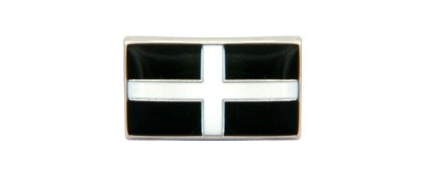 Cufflink Man Lapel Pins St Piran Flag Tie Tac / Lapel Pin