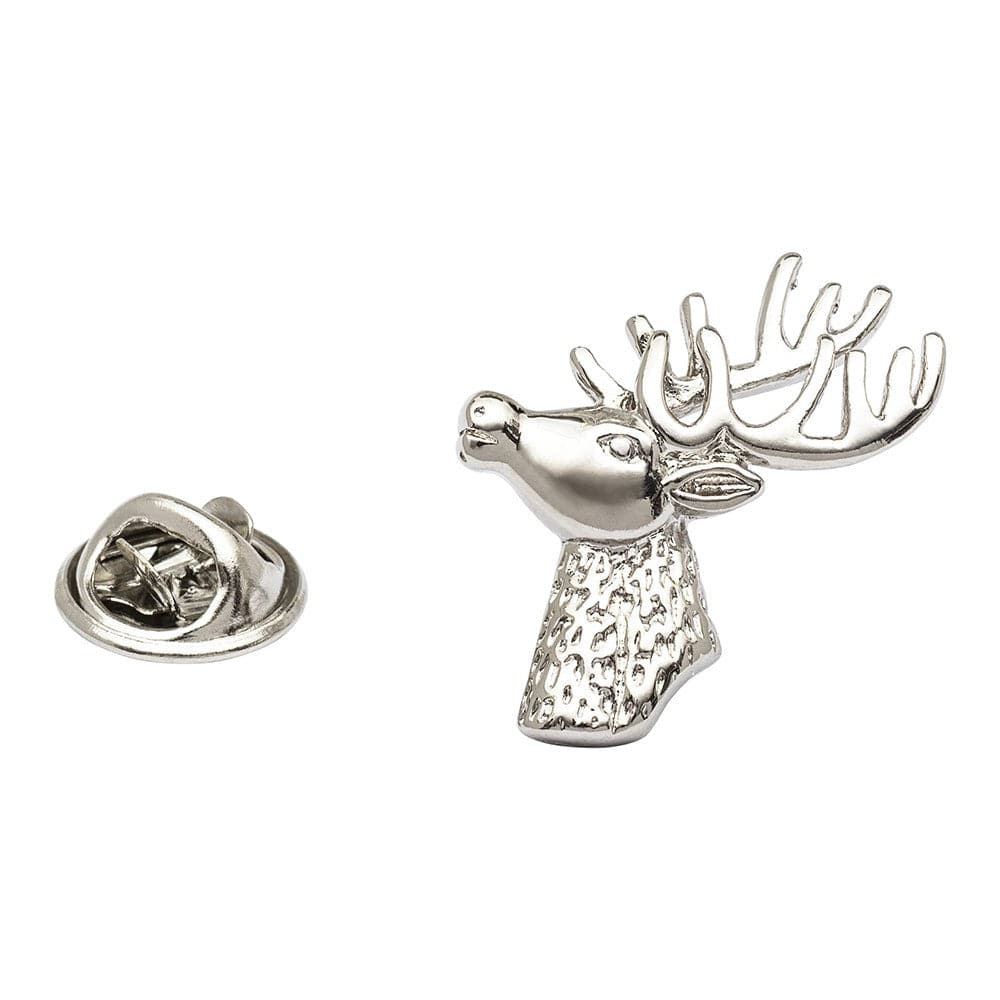 Cufflink Man Lapel Pins Stag Bust Lapel Pin