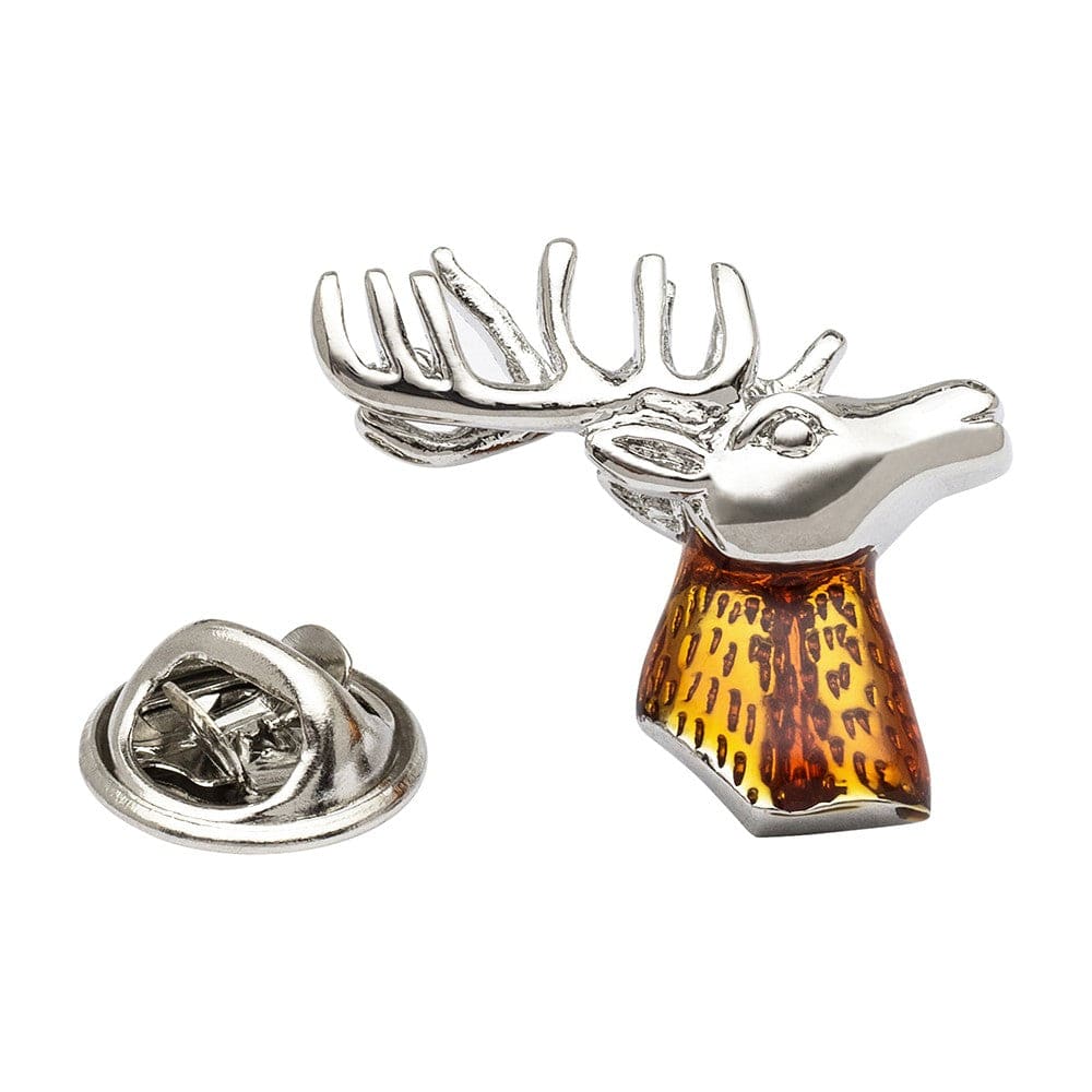 Cufflink Man Lapel Pins Stag Head Lapel Pin