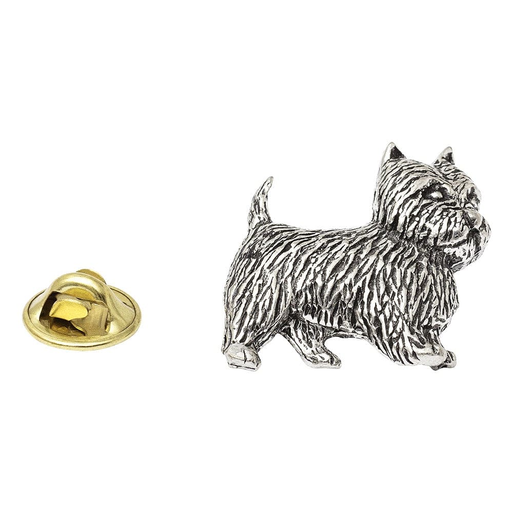 Cufflink Man Lapel Pins West Highland Terrier Pewter Lapel Pin Badge