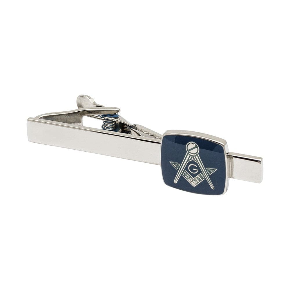 Cufflink Man Tie Clips Blue Masonic 'G' Tie bar - Tie Clip