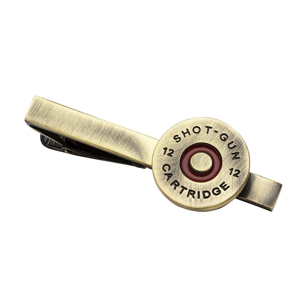 Cufflink Man Tie Clips Brass Shotgun Shell Design Tie Clip