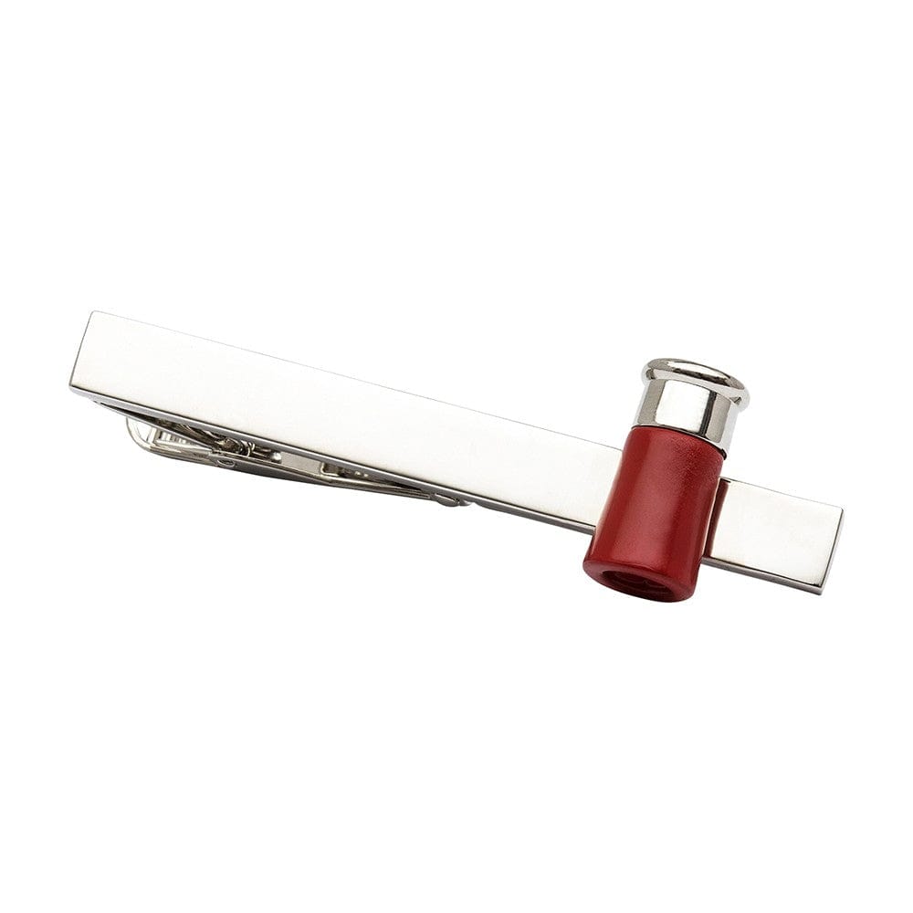 Cufflink Man Tie Clips Red Shotgun Shell Design Tie Clip