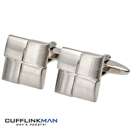 James Kinross Cufflinks Brushed Horizons Cufflinks