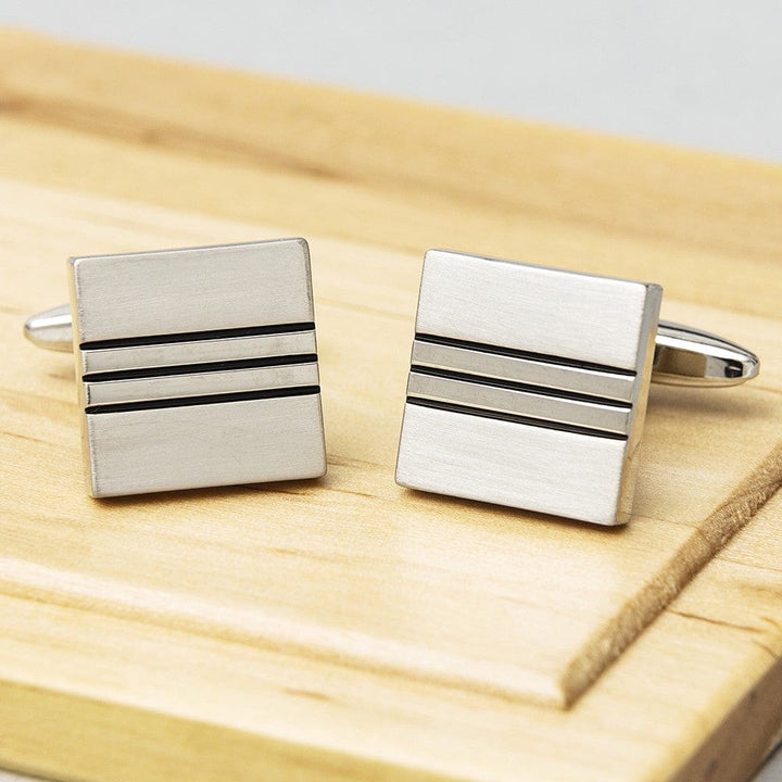 James Kinross Cufflinks Square River Cufflinks