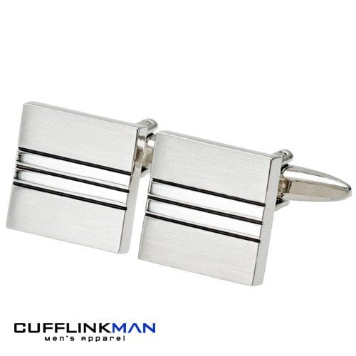 James Kinross Cufflinks Square River Cufflinks