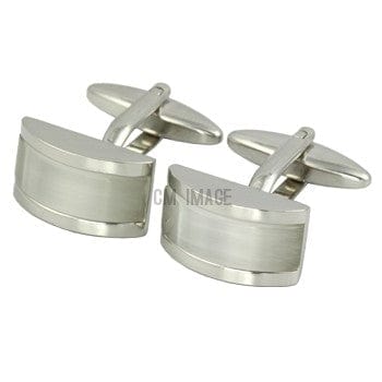 James Kinross Cufflinks Whisper White Cufflinks