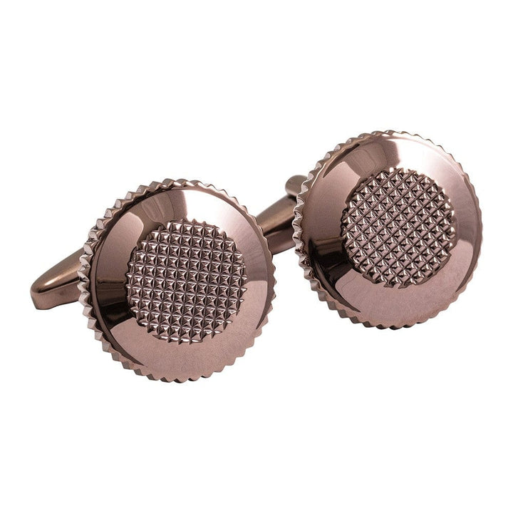 Jos Von Arx Cufflinks Metallic Brown Cufflinks