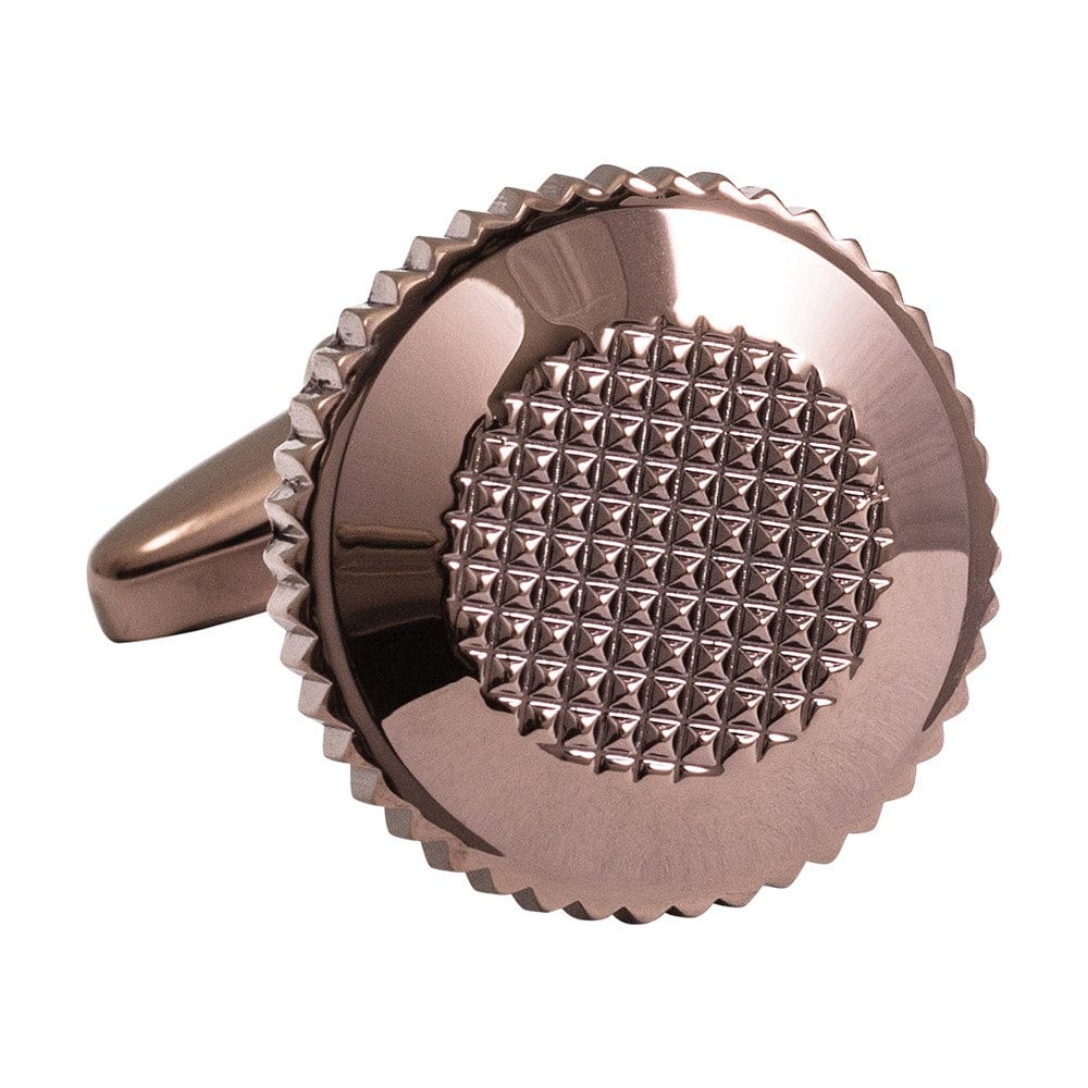 Jos Von Arx Cufflinks Metallic Brown Cufflinks